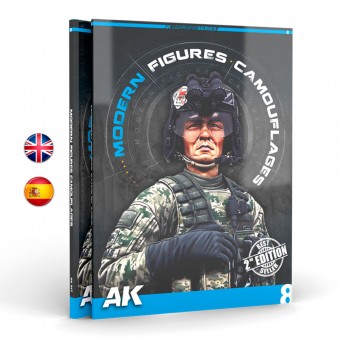 AK Interactive AK248 CAMUFLAJES MODERNOS PARA FIGURAS (AK LERNING SERIES No 8) Spanish