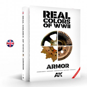 AK Interactive AK299 REAL COLORS OF WWII ARMOR New 2nd Extended Update Version -English