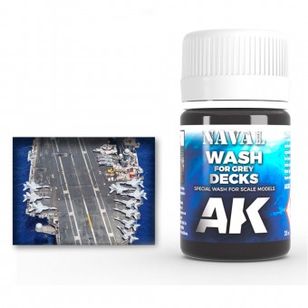 AK Interactive AK302 WASH FOR GREY DECKS