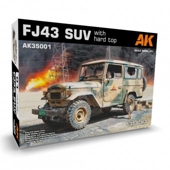 AK Interactive AK35001 FJ43 SUV with Hard top 1:35