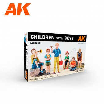 AK Interactive AK35016 1:35 CHILDREN SET 1: BOYS