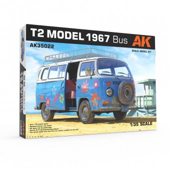 AK Interactive AK35022 T2 Model 1967 BUS 1:35