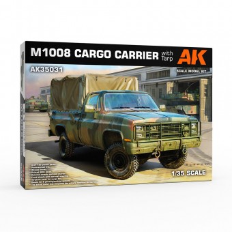 AK Interactive AK35031 M1008 TROOP CARRIER WITH TARP 1:35