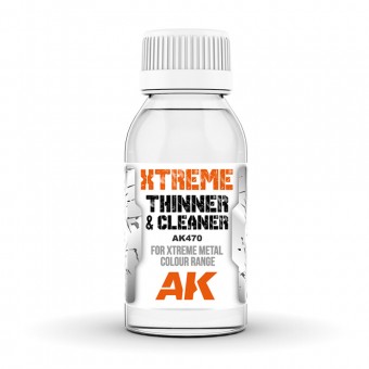 AK Interactive AK470 XTREME CLEANER & THINNER for Xtreme metal colour range
