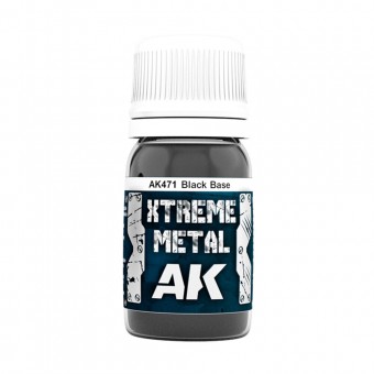 AK Interactive AK471 XTREME METAL BLACK BASE