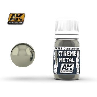 AK Interactive AK482 XTREME METAL DURALUMINIUM  (30 ml) - Xtreme Metal Color