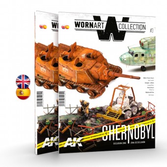 AK Interactive AK4905 WORN ART COLLECTION #03 Chernobyl - Bilingual