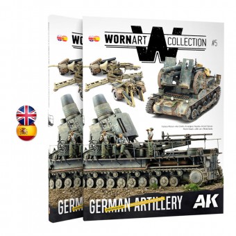 AK Interactive AK4907 WORN ART 05 GERMAN ARTILLERY