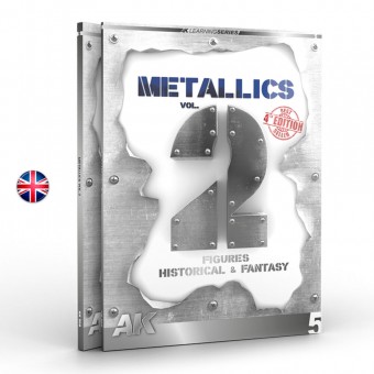 AK Interactive AK508 METALLICS VOL 2 (AK LEARNING SERIES No 5) English