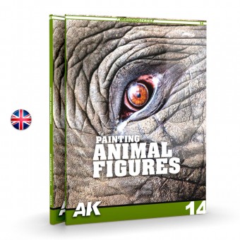 AK Interactive AK518 AK Learning 14 PAINTING ANIMAL FIGURES EN