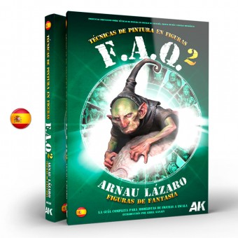 AK Interactive AK526 FAQ 2 FANTASY FIGURES PAINTING TECHNIQUES by Arnau Lazaro - Spanish