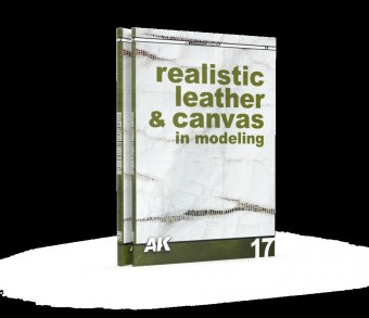 AK Interactive AK543 LEARNING 17 CUERO Y LONA REALISTAS EN MODELISMO (ES)