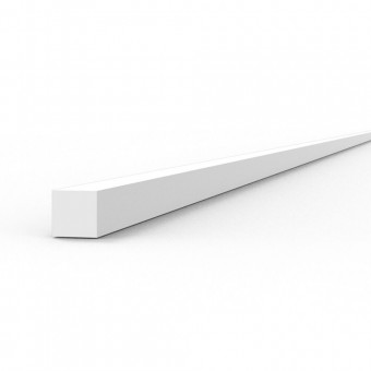 AK Interactive AK6519 Strips 1.00 x 1.00 x 350mm - STYRENE STRIP