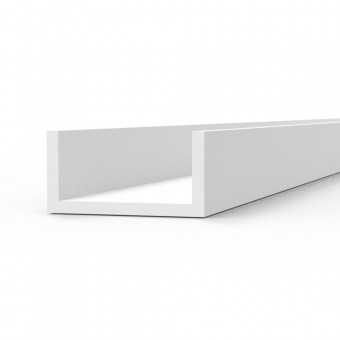 AK Interactive AK6556 U Channel 4.0 width x 350mm - STYRENE STRIP