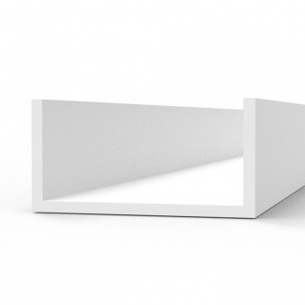 AK Interactive AK6558 U Channel 6.0 width x 350mm - STYRENE STRIP