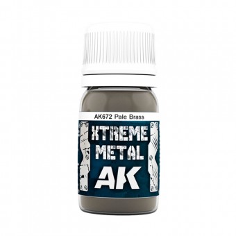 AK Interactive AK672 XTREME METAL PALE BRASS