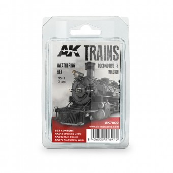 AK Interactive AK7000 LOCOMOTIVE & WAGON