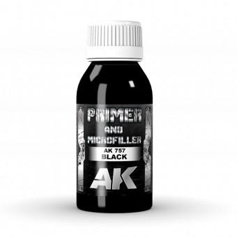 AK Interactive AK757 BLACK PRIMER AND MICROFILLER 100 ml