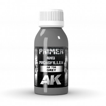 AK Interactive AK758 GREY PRIMER AND MICROFILLER 100 ml