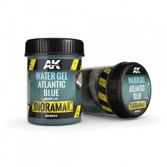 AK Interactive AK8003 WATER GEL ATLANTIC BLUE - 250ml (Acrylic)