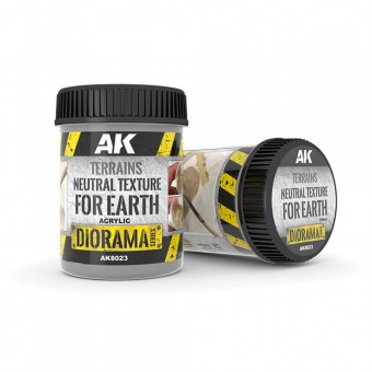 AK Interactive AK8023 TERRAINS NEUTRAL TEXTURE - 250ml (Acrylic)