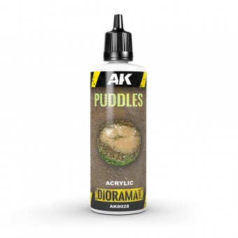 AK Interactive AK8028 PUDDLES - 60ml (Acrylic)