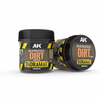 AK Interactive AK8035 SPLATTER EFFECTS DIRT - 100ml (Acrylic)