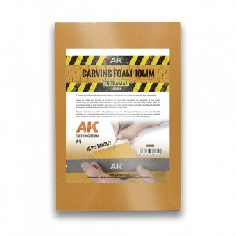 AK Interactive AK8094 CARVING FOAM 10MM A4 SIZE (305 x 228 MM)