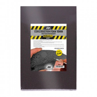 AK Interactive AK8097 CONSTRUCTION FOAM 10MM - BLUE FOAM 195 x 295 MM (2 SHEETS)