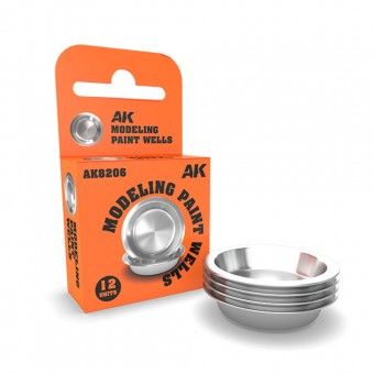 AK Interactive AK8206 Modelling Paint Wells