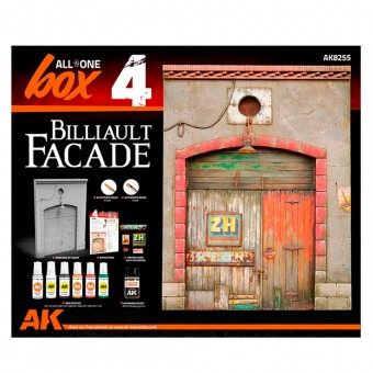 AK Interactive AK8255 ALL IN ONE SET -BOX 4-BILLIAULT FACADE