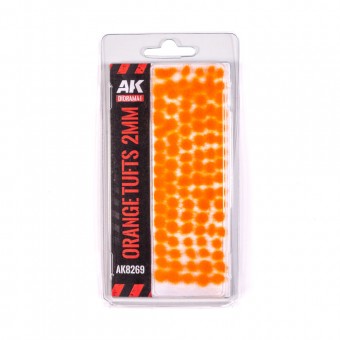 AK Interactive AK8269 ORANGE - FANTASY TUFTS 2MM