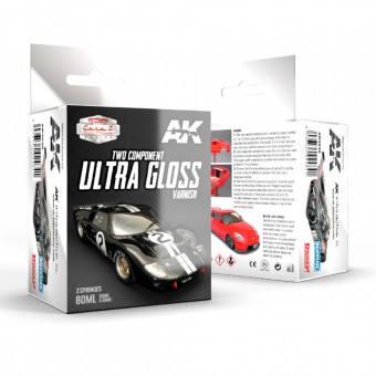 AK Interactive AK9040 TWO-COMPONENTS ULTRA GLOSS LAQUER