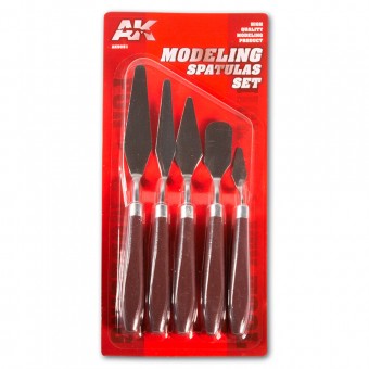 AK Interactive AK9051 MODELISM SPATULAS SET