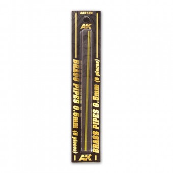 AK Interactive AK9104 BRASS PIPES 0,5mm, 5 units
