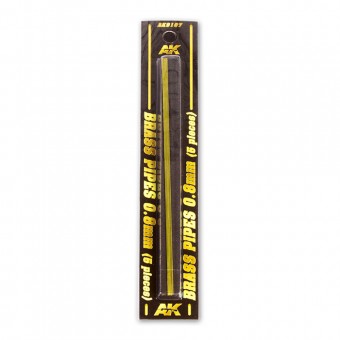 AK Interactive AK9107 BRASS PIPES 0,8mm, 5 units