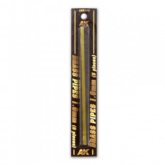 AK Interactive AK9109 BRASS PIPES 1,0mm, 5 units