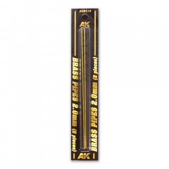AK Interactive AK9118 BRASS PIPES 2,0mm, 2 units