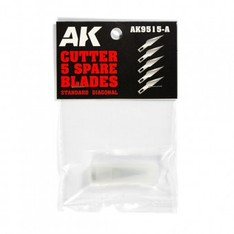 AK Interactive AK9515-A STANDARD DIAGONAL (5 SPARE BLADES) Replacement