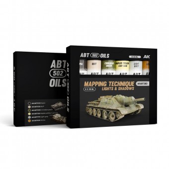 AK Interactive AKABT303 VEHICLE MAPPING TECHNIQUE LIGHTS AND SHADOWS - ABT