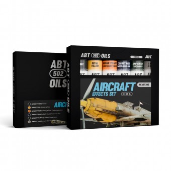 AK Interactive AKABT305 AIRCRAFT EFFECTS SET - ABT 502 OILS