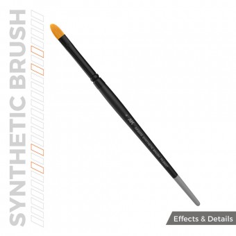 AK Interactive AKB015 AK SYNTHETIC BRUSH - FILBERT 4