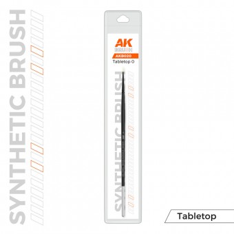 AK Interactive AKB020 AK SYNTHETIC TABLETOP BRUSH - 0
