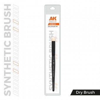 AK Interactive AKB024 AK SYNTHETIC DRY BRUSH - M