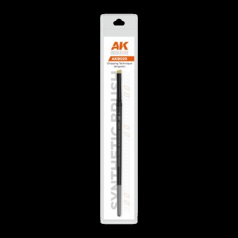 AK Interactive AKB029 AK SYNTHETIC BRUSH pcs.CHIPPING TECHNIQUE (ANGULAR)