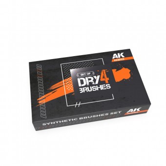 AK Interactive AKB103 DRY BRUSHES SET