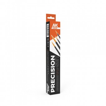 AK Interactive AKB105 PRECISION BRUSHES SET (4 brushes)