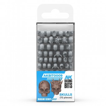 AK Interactive AKBIT0009 SKULLS pcs.BASING BITS 72 pcs.