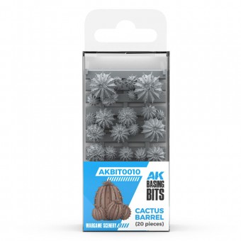AK Interactive AKBIT0010 CACTUS BARREL pcs.BASING BITS 20 pcs.