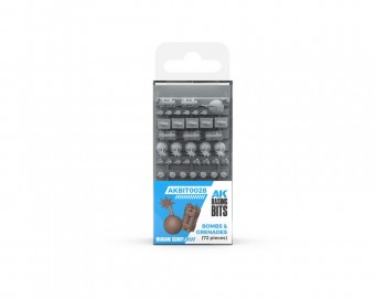AK Interactive AKBIT0028 BOMBS & GRENADES